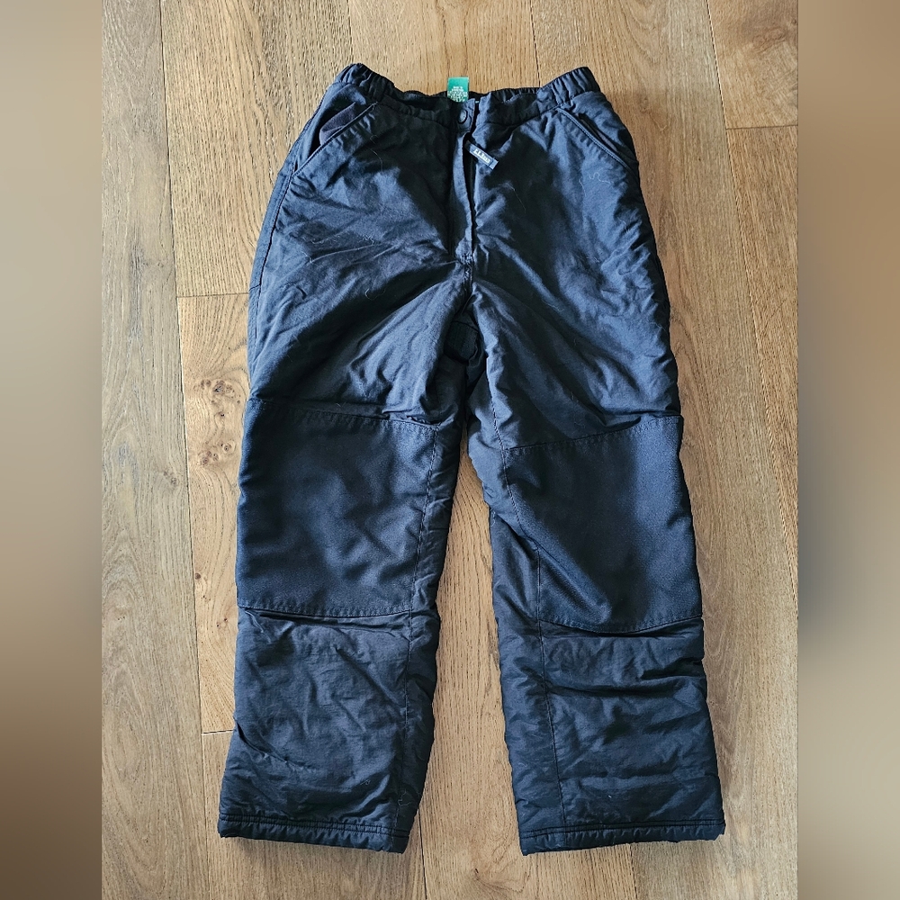 L L Bean kids 14 black snow pants